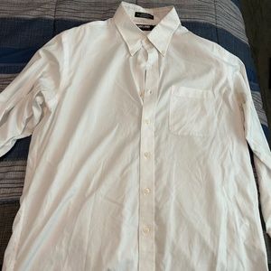 White Kirkland Signature Dress Shirt